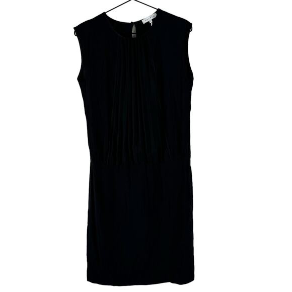 Sandro Womens Black Sleeveless Dress Open Keyhole Back (full) Crew Neck 2 / Med - Picture 12 of 13